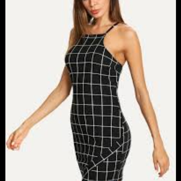 Sold Very soft black and white dress - Picture 1 of 7